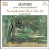 Haydn: String Quartets Op 3 Nos 3-6 cover