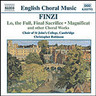 Finzi: Choral Music (Including Lo, the Full, Final Sacrifice & Magnificat) cover