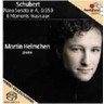 Schubert: Piano Sonata in A D959 / Six Moments Musicauz D780 cover