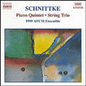 Schnittke: Fuga for solo violin / Klingende Buchstaben for solo cello / Piano Quintet / String Trio cover