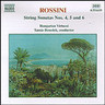 Rossini: String Sonatas Nos. 4, 5 & 6 / Variations for violin and small orchestra in C cover