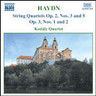 String Quartets (Incls String Quartet in E flat major, Op. 2, No. 3 ) cover