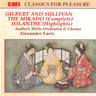 MARBECKS COLLECTABLE: Gilbert & Sullivan: The Mikado (complete) / Iolanthe (highlights) cover