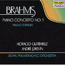 Brahms: Piano Concerto No. 1 / Tragic Overture cover