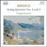 MARBECKS COLLECTABLE: Bridge: String Quartets Nos 1 & 3 cover