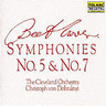 Symphonies No. 5 & No. 7 cover
