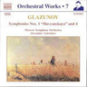 Glazunov: Orchestral Works Vol 7: Symphonies Nos. 1 and 4 cover