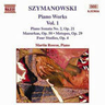 Szymanowski: Piano Works Vol 1 (Mazurkas, Op. 50, Nos. 1- 4 ; Four Studies, Op. 4; Piano Sonata No. 2 in A major, Op. 21 ; etc ) cover