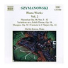 Szymanowski: Piano Works Vol 2 (Mazurkas, Op. 50, Nos. 5-12 ; on a Polish Theme, Op. 10 ; etc ) cover