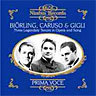 Three Legendary Tenors in Opera and Song cover