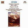 Spohr: Clarinet Concertos Nos. 1 and 3 / Potpourri, Op. 80 cover
