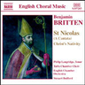 Britten: St. Nicolas / Christ's Nativity / Psalm 150 cover