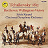 Tchaikovsky:-1812 Overture; Capriccio Italien / Beethoven-Wellington's Victory / Liszt-Battle of the Huns cover