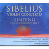 Sibelius: Violin Concerto in D minor, Op. 47 / Sinding: Violin Concerto No. 1 in A major, Op. 45 cover