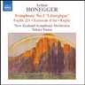 Honegger: Symphony No. 3 / Liturgique / Rugby / Pacific 231 cover