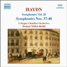 Haydn: Symphonies Vol 28 (Nos. 37 - 40) cover