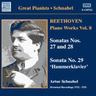Beethoven: Piano Sonatas Nos. 27-29 (Rec 1932-1935) cover