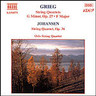 Grieg / Johansen: String Quartets Nos. 1 and 2 / String Quartet Op. 35 cover