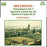 String Quartets Vol 7: Quartet in A min, Op 132 & Quartet in F, H34 cover