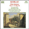 Kuhlau: Flute Quintets Op. 51, Nos. 1-3 cover