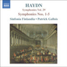 Haydn: Symphonies, Vol. 29: Nos. 1-5 cover