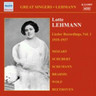 Lotte Lehmann: Lieder Recordings (Vol. 1) cover