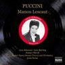 Puccini: Manon Lescaut (Great Opera Recordings) cover