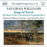 Vaughan Williams: Songs of Travel / The House of Life / etc cover