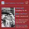 Symphony No. 40 in G minor, K. 550 / Violin Concerto in D major, Op. 61 (Furtwangler, Commercial Recordings 1940-50, Vol. 3) cover