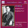 Dvorak: Symphonies Nos. 7 and 8 (rec 1938, 1935) cover