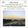 Brahms: Four-Hand Piano Music, Vol. 16 cover