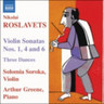 Violin Sonatas Nos. 1, 4 and 6 / 3 Dances cover
