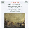 Albinoni: Oboe Concertos, Vol. 3 cover
