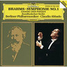 Brahms: Symphony No 1 / Gesang der Parzen cover