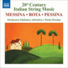Pessini: Concertango / Rota: Concerto for Strings / Messina: La beffa a Don Chisciotte Suite (arr. for string orchestra) cover