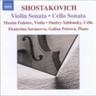 Shostakovich: Cello Sonata / Violin Sonata cover