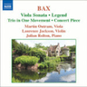 Bax: Viola Sonata / Concert Piece / Legend / Trio in 1 movement cover
