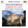 Schuman: Symphonies Nos. 3 and 5 / Judith cover