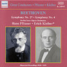 Beethoven: Symphonies Nos. 2 and 4 (Kleiber / Pfitzner) (1928-1929) cover