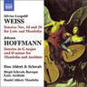 WEISS: Lute Sonatas Nos. 14 & 20 / HOFFMAN: Mandolin Sonata in G major / Mandolin Sonata in D minor cover