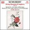 Schubert: Complete String Quartets Vol 4 (Nos 1, 8 & 4) cover