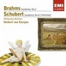 Brahms: Symphony No.2 Op.73 (with Schubert-Symphony No.8 D.759, 'Unfinished') cover