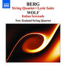 Berg: String Quartet / Lyric Suite / Wolf: Italian Serenade cover