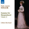 Sonatas for Harpsichord, Vol. 13 cover