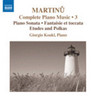 Martinu: Piano Music (Complete), Volume 3 cover