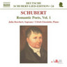 Schubert: Lied Edition 24 - Romantic Poets, Vol. 1 cover