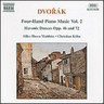 Dvorak: Four-Hand Piano Music, Vol. 2 (Slavonic Dances, Op. 46 & Op. 72) cover