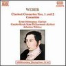 Weber: Clarinet Concertos Nos 1 & 2 / Concertino cover