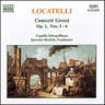 Locatelli: Concerti Grossi Op.1 Nos. 1-6 cover