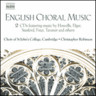 English Choral Music (Incls the Coronation te Deum & Song for Athene) cover